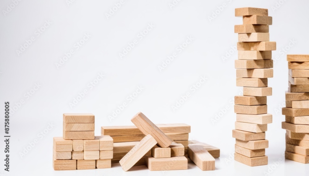 wood game business jenga white brick building act blocks olated block build abstract background close architecture wood game business jenga white brick building act blocks olated block build abstract background close architecture