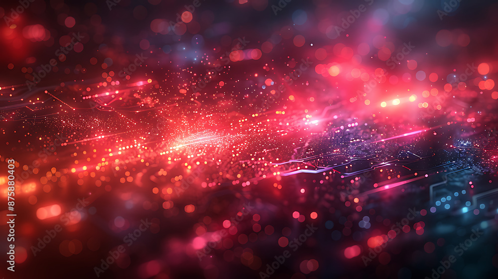 Fototapeta premium Cybersecurity Alert: Suspicious Background and Technology