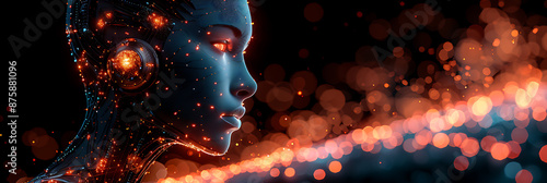 AI Technology Concepts on Empty Canvas - Innovative Designs