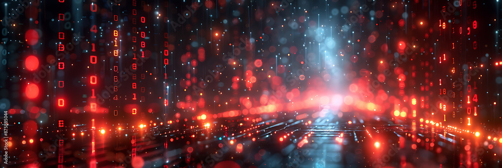 Obraz premium Cybersecurity Alert: Technology Threats Ahead