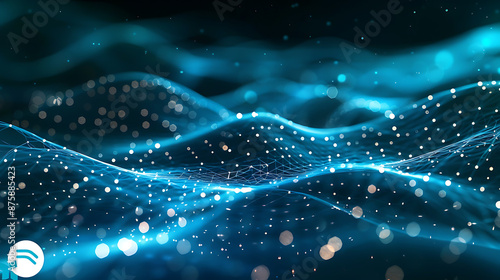 Big Data Insights: Copper Wire Illustration