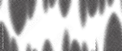 Halftone noise texture. Grunge dirty speckles, spots, dots background. Black and white grit sand grain wallpaper