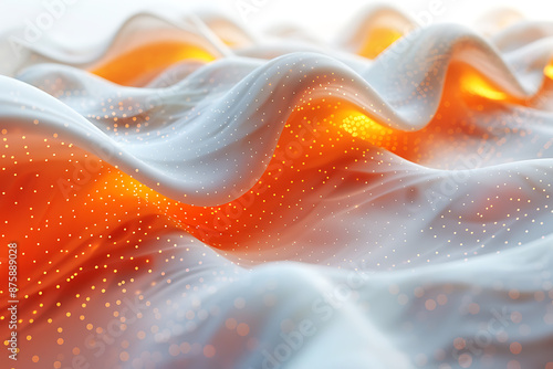 Intricate Tech Background with Vibrant Patterns