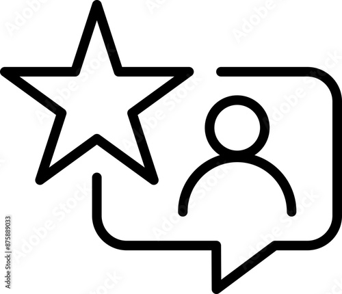 Customer Review Icon Rating Feedback Symbol