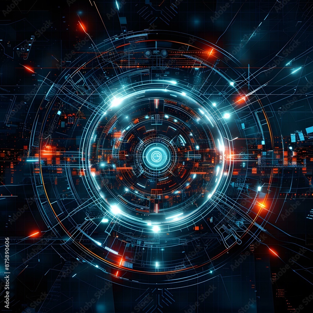 Futuristic Technology Background Futuristic Technology Background