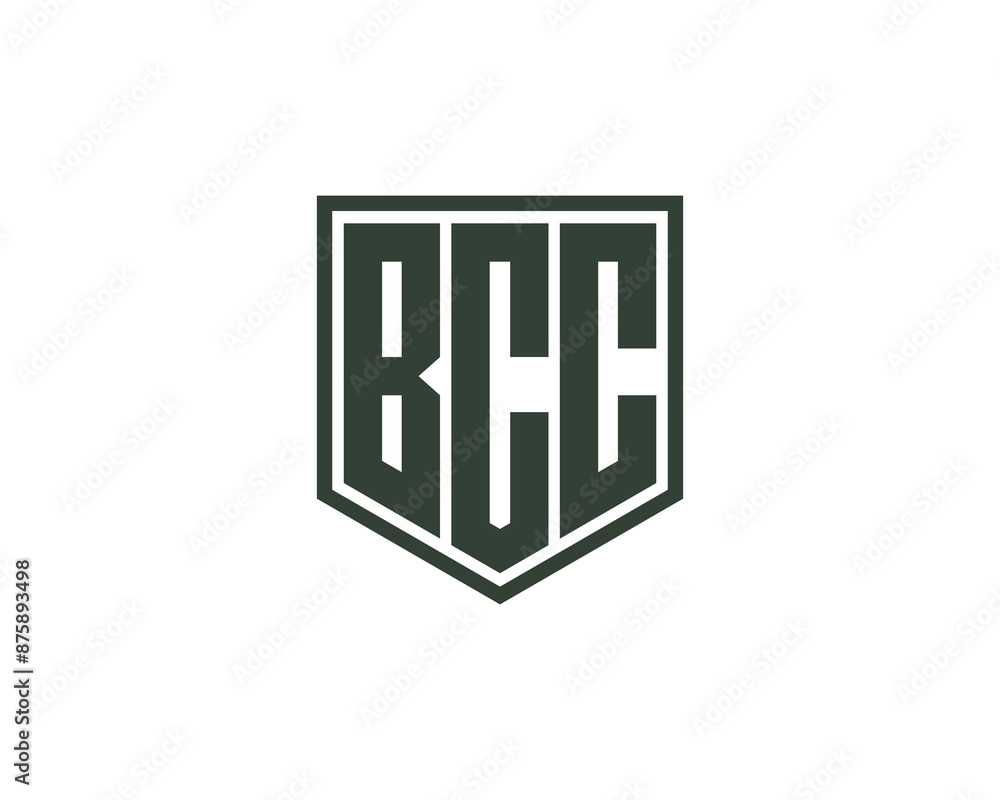 Obraz premium BCC logo design vector template. BCC logo design.