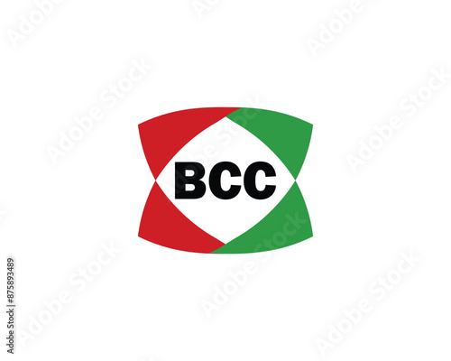 BCC logo design vector template. BCC logo design. photo