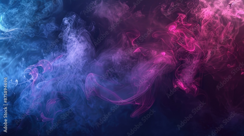 Dark background with smoke Dark background with smoke