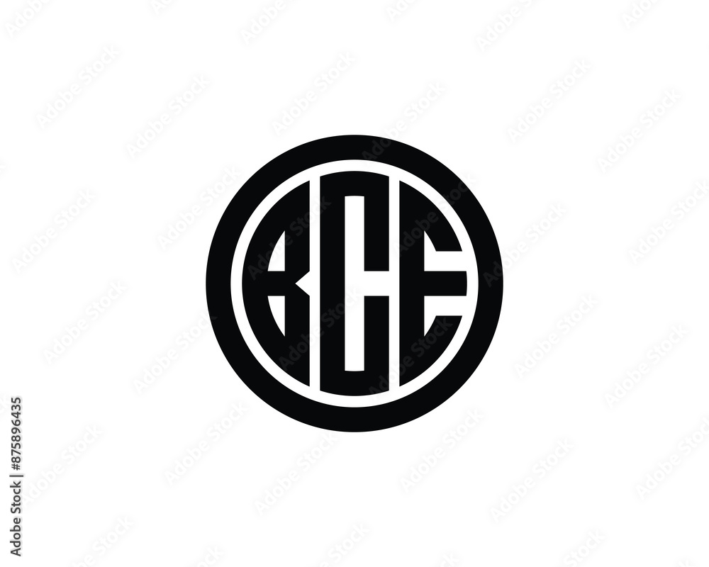 BCE logo design vector template. BCE logo design. BCE logo design vector template. BCE logo design.