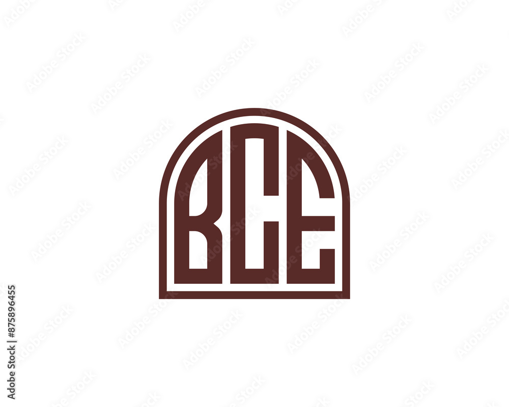 BCE logo design vector template. BCE logo design. BCE logo design vector template. BCE logo design.