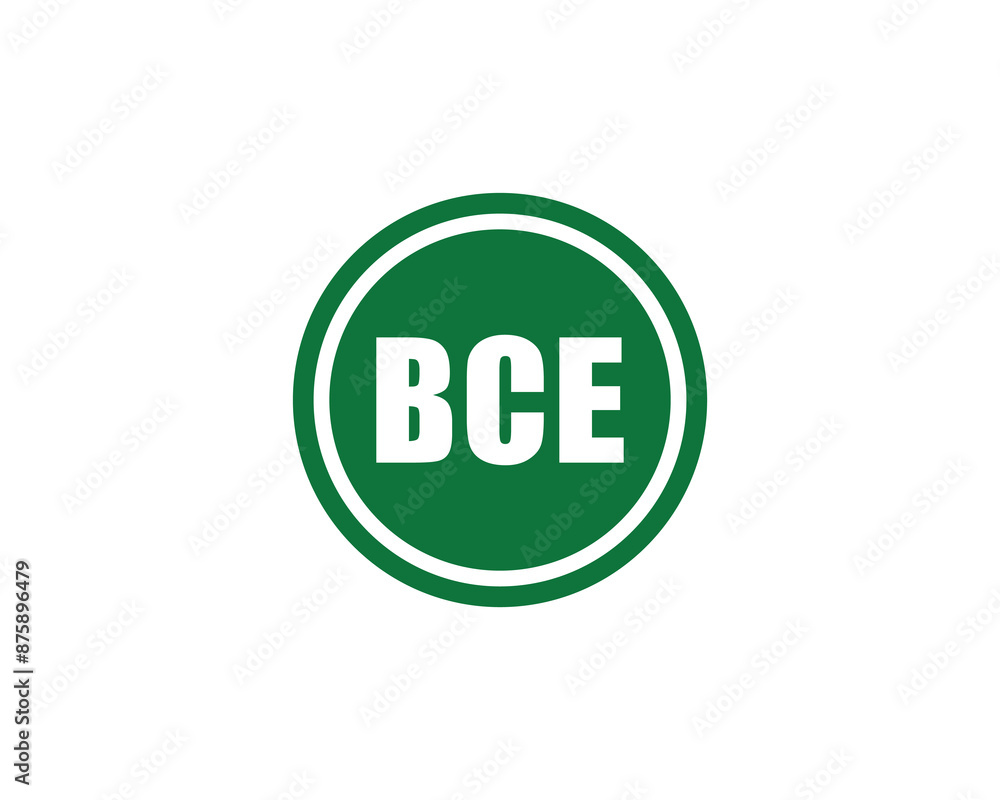 BCE logo design vector template. BCE logo design. BCE logo design vector template. BCE logo design.