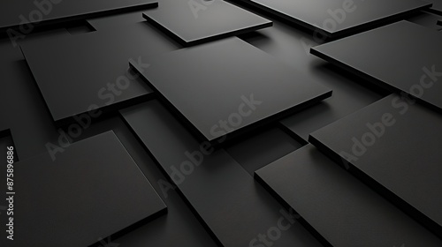Minimalist Elegance: Abstract Geometric Lines on Black Background