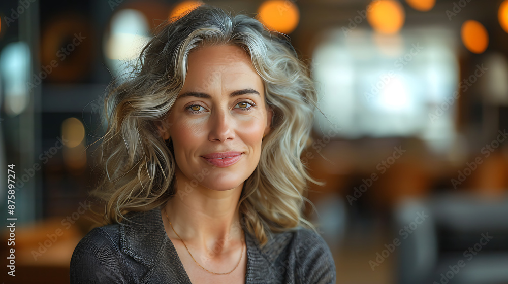 Confident Middle-Aged Woman Nailing Her Job Interview Confident Middle-Aged Woman Nailing Her Job Interview
