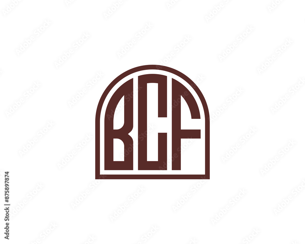BCF logo design vector template. BCF logo design. BCF logo design vector template. BCF logo design.
