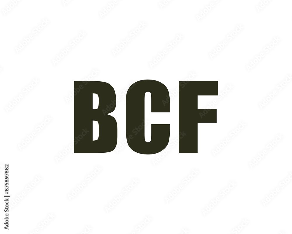 BCF logo design vector template. BCF logo design. BCF logo design vector template. BCF logo design.