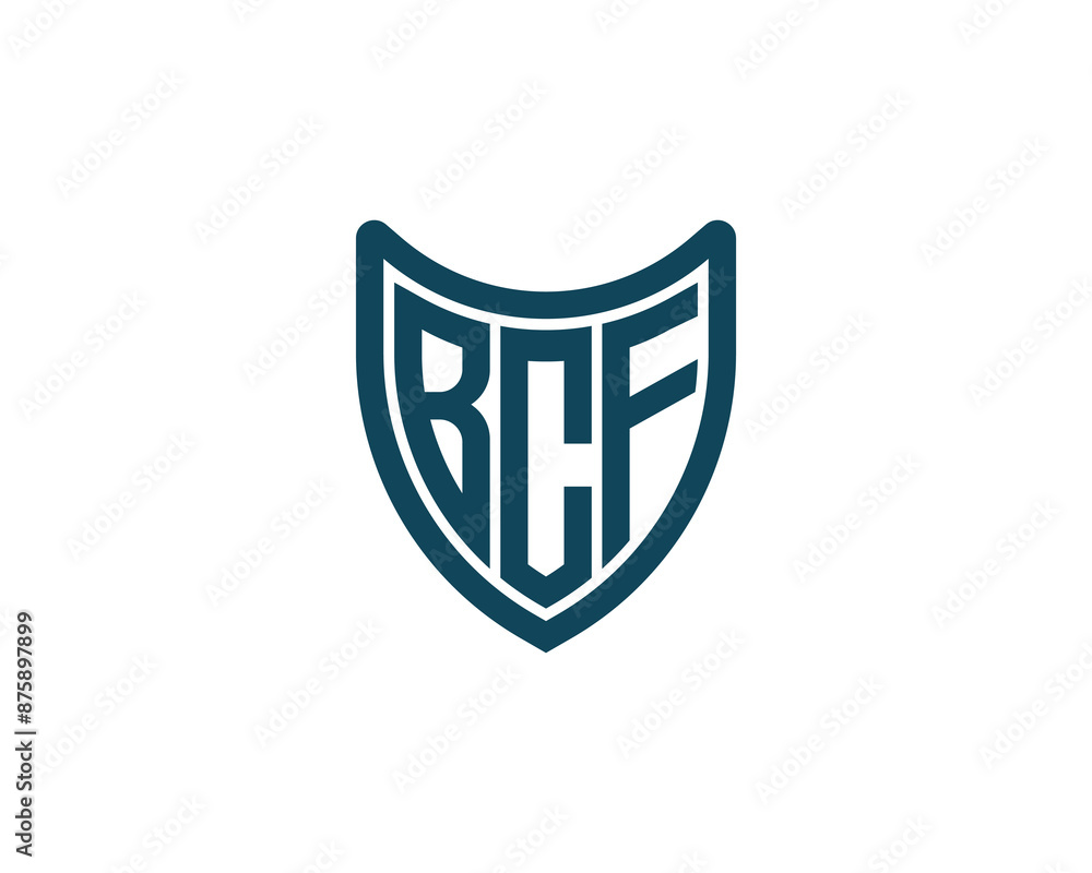 BCF logo design vector template. BCF logo design. BCF logo design vector template. BCF logo design.