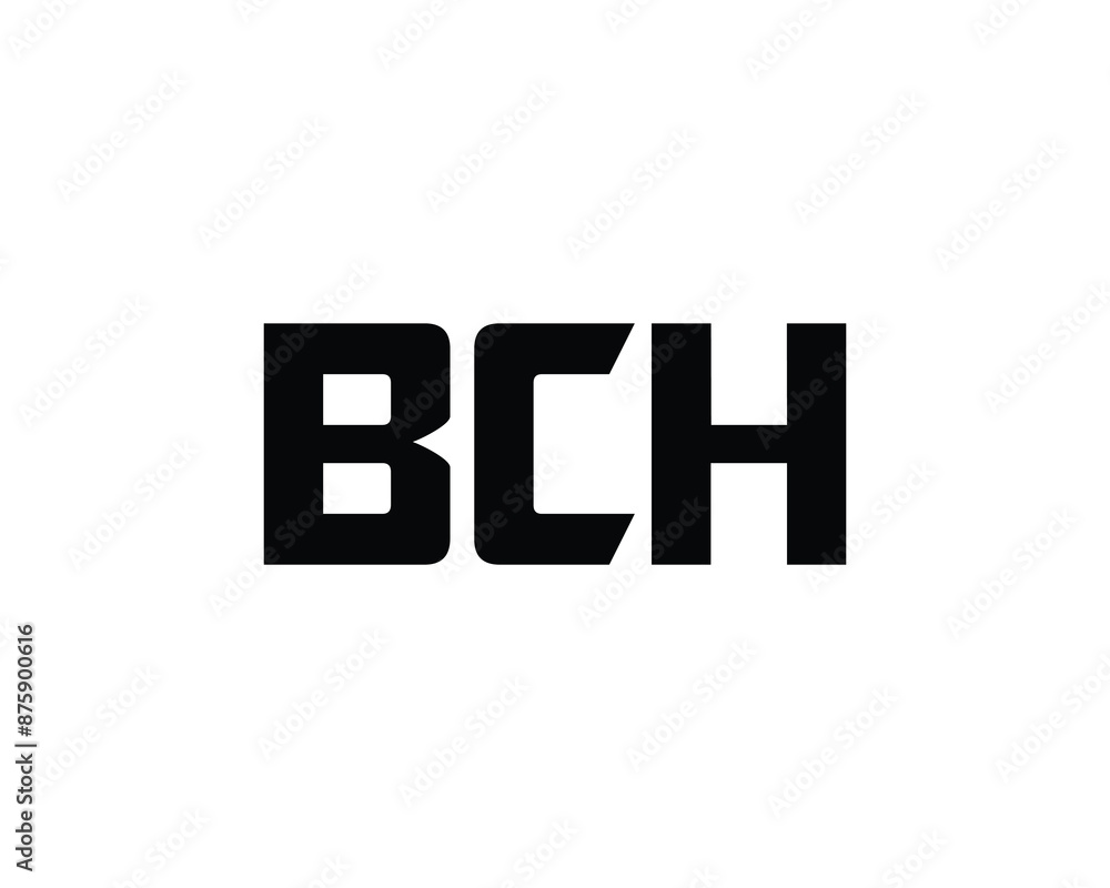 BCH Logo design vector template. BCH logo design. BCH Logo design vector template. BCH logo design.