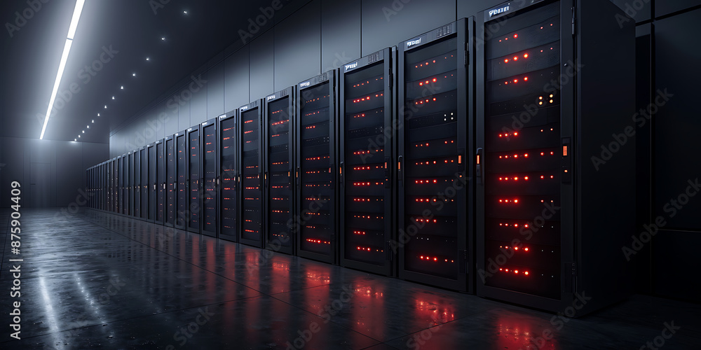 Realistic Empty Server Racks for Creative Projects Realistic Empty Server Racks for Creative Projects