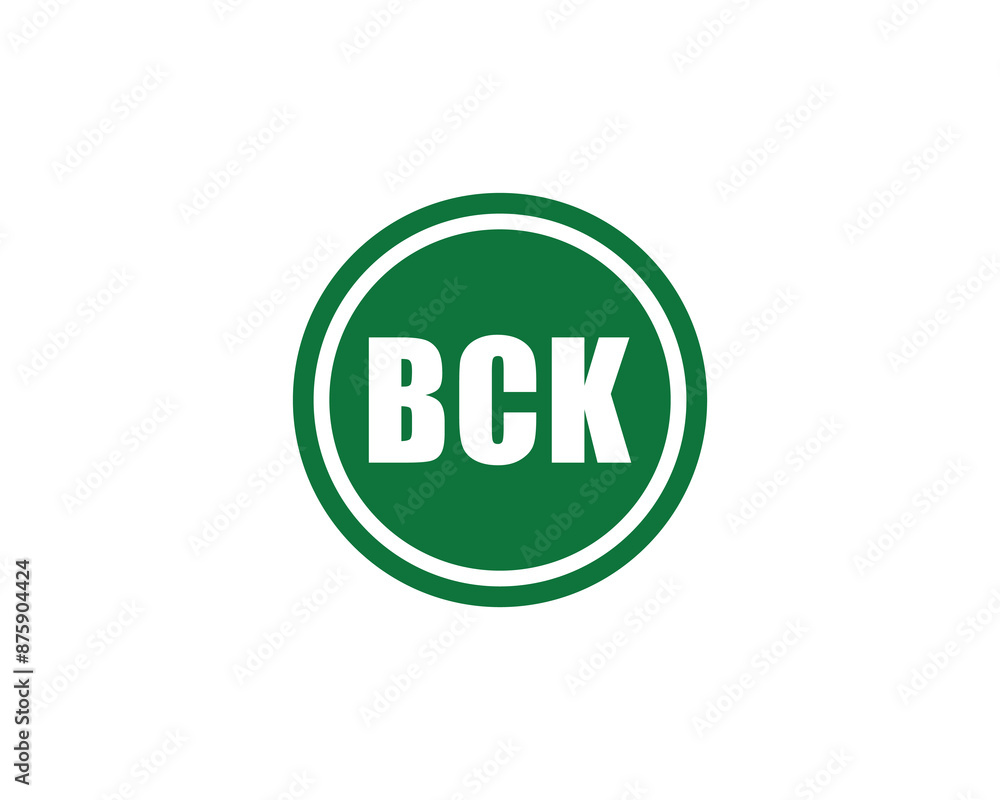 BCK logo design vector template. BCK logo design. BCK logo design vector template. BCK logo design.