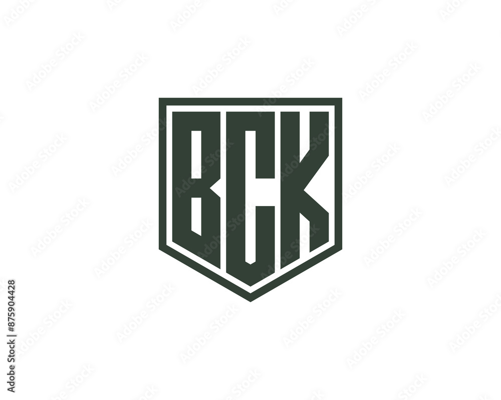 BCK logo design vector template. BCK logo design. BCK logo design vector template. BCK logo design.