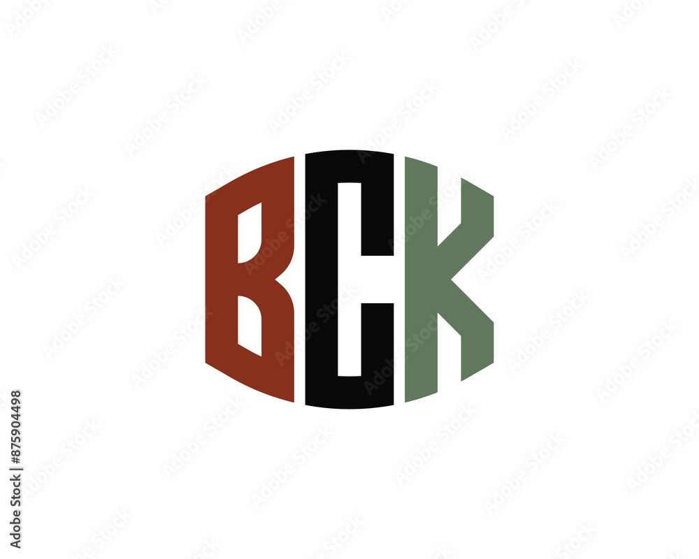 BCK logo design vector template. BCK logo design. BCK logo design vector template. BCK logo design.