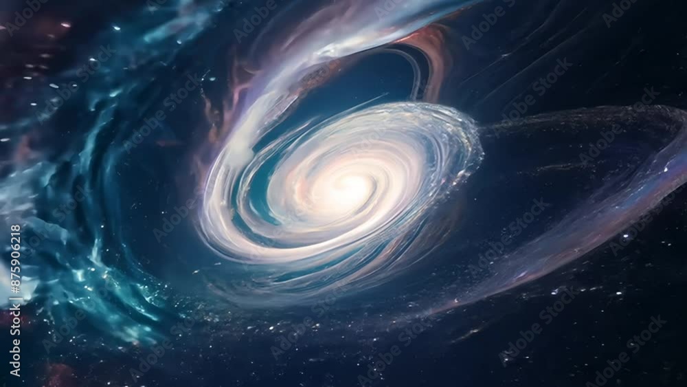 Spiral Galaxy in Deep Space Spiral Galaxy in Deep Space