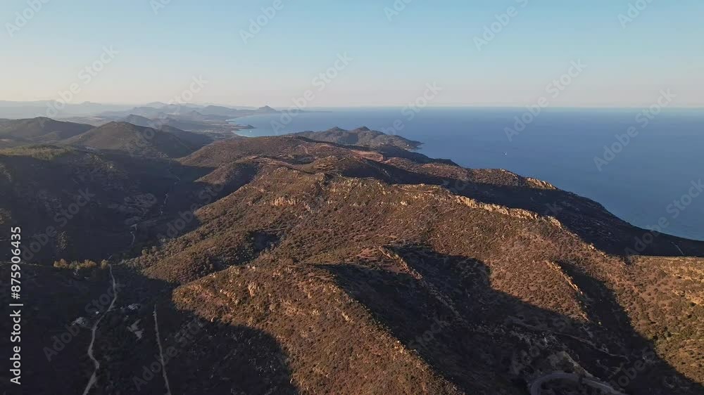 Sardinian Coastline From Above Sardinian Coastline From Above
