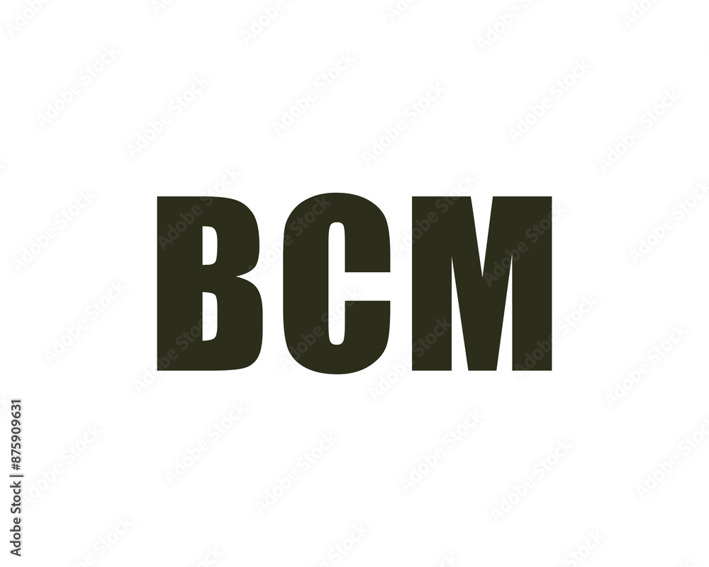 BCM logo design vector template. BCM logo design. BCM logo design vector template. BCM logo design.