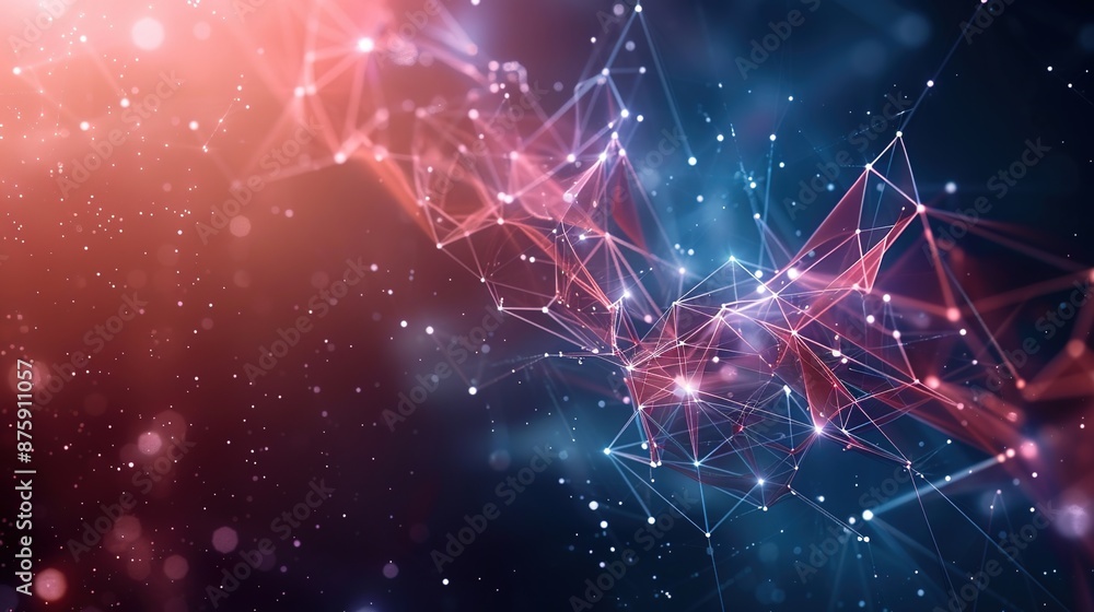 Abstract Futuristic Digital Art with Dynamic Shimmering Lines and Geometric Shapes Abstract Futuristic Digital Art with Dynamic Shimmering Lines and Geometric Shapes