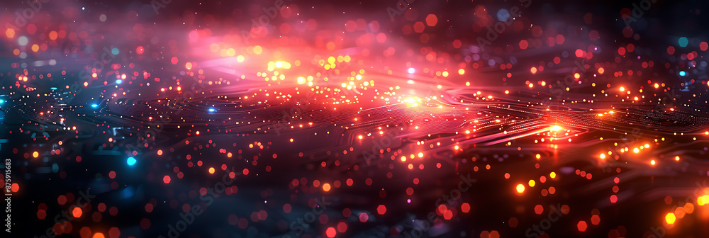 Vibrant Futuristic Background for Tech Concepts Vibrant Futuristic Background for Tech Concepts