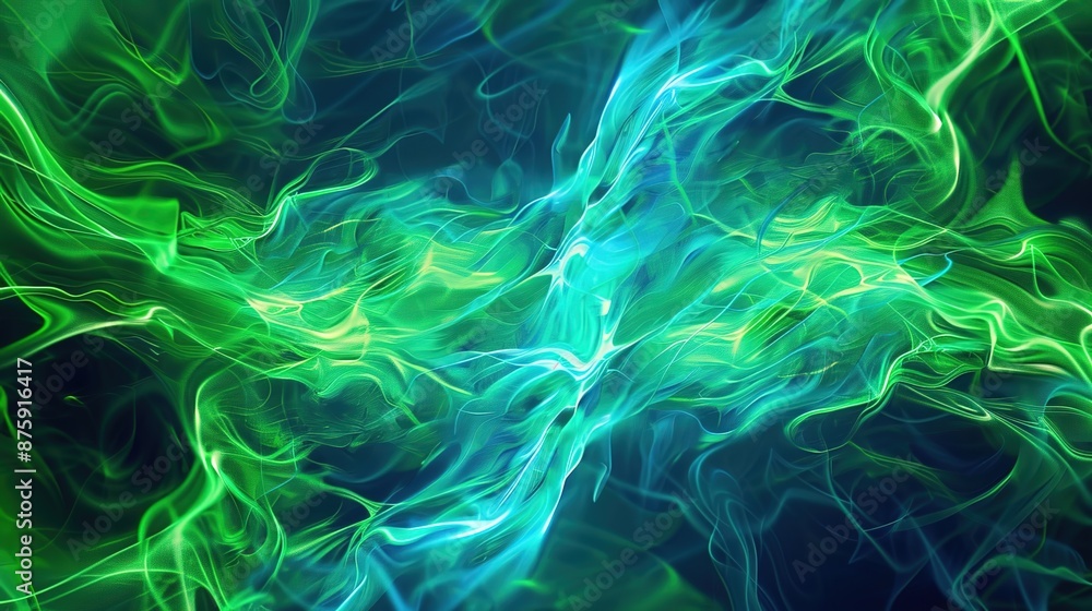 Fototapeta premium Dynamic Neon Energy Flux for Futuristic Concepts