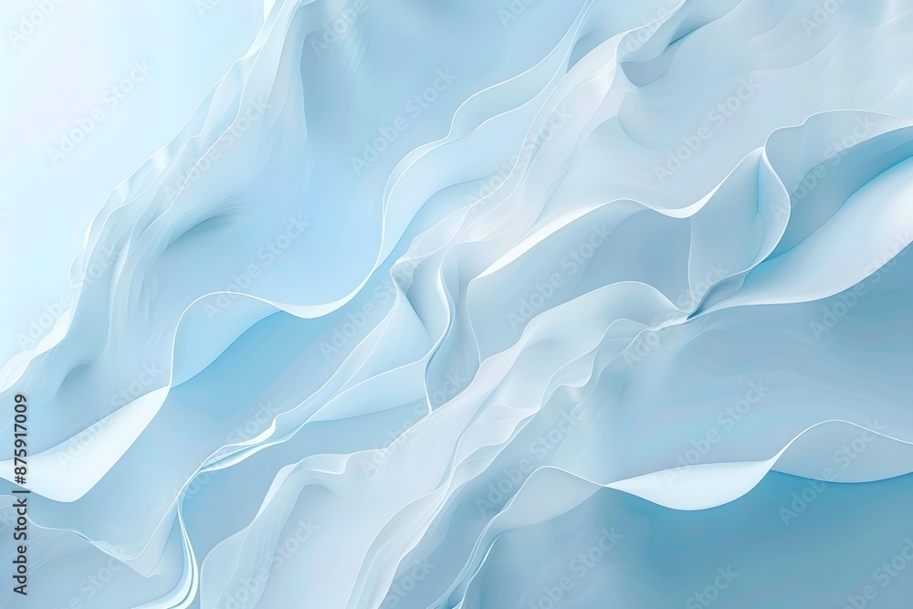 Obraz premium Light Blue Abstract Wave Background