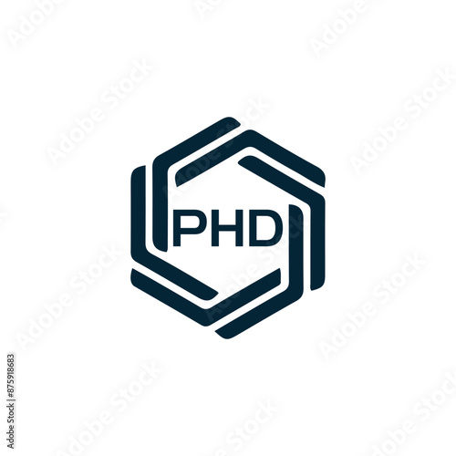 PHD logo. P H D design. White PHD letter. PHD, P H D letter logo design. P H D letter logo design in GOLD, GOLDEN LOGO, THREE, style. letter logo set in one artboard. P H D letter logo vector design.