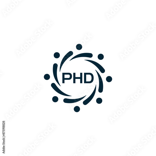 PHD logo. P H D design. White PHD letter. PHD, P H D letter logo design. P H D letter logo design in GOLD, GOLDEN LOGO, THREE, style. letter logo set in one artboard. P H D letter logo vector design.