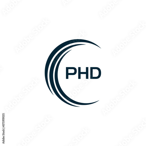 PHD logo. P H D design. White PHD letter. PHD, P H D letter logo design. P H D letter logo design in GOLD, GOLDEN LOGO, THREE, style. letter logo set in one artboard. P H D letter logo vector design.