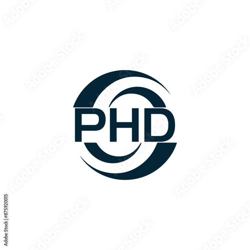 PHD logo. P H D design. White PHD letter. PHD, P H D letter logo design. P H D letter logo design in GOLD, GOLDEN LOGO, THREE, style. letter logo set in one artboard. P H D letter logo vector design.