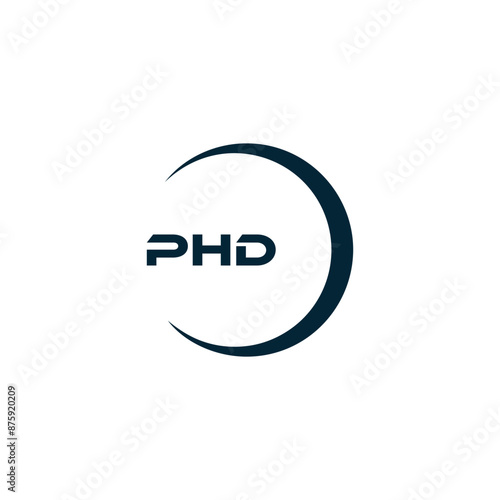 PHD logo. P H D design. White PHD letter. PHD, P H D letter logo design. P H D letter logo design in GOLD, GOLDEN LOGO, THREE, style. letter logo set in one artboard. P H D letter logo vector design.