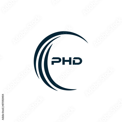 PHD logo. P H D design. White PHD letter. PHD, P H D letter logo design. P H D letter logo design in GOLD, GOLDEN LOGO, THREE, style. letter logo set in one artboard. P H D letter logo vector design.