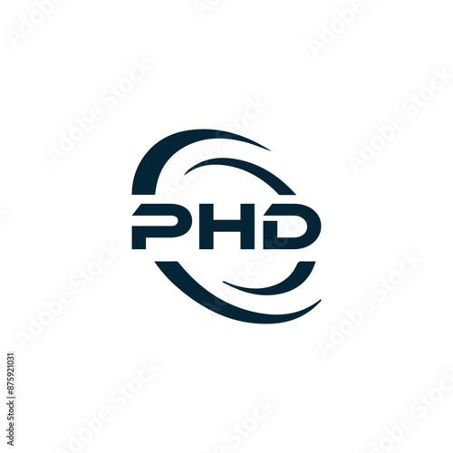 PHD logo. P H D design. White PHD letter. PHD, P H D letter logo design. P H D letter logo design in GOLD, GOLDEN LOGO, THREE, style. letter logo set in one artboard. P H D letter logo vector design.