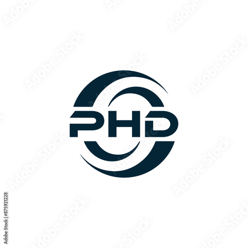 PHD logo. P H D design. White PHD letter. PHD, P H D letter logo design. P H D letter logo design in GOLD, GOLDEN LOGO, THREE, style. letter logo set in one artboard. P H D letter logo vector design.