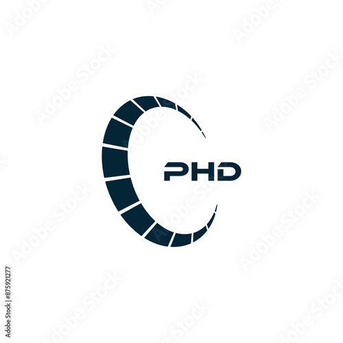 PHD logo. P H D design. White PHD letter. PHD, P H D letter logo design. P H D letter logo design in GOLD, GOLDEN LOGO, THREE, style. letter logo set in one artboard. P H D letter logo vector design.