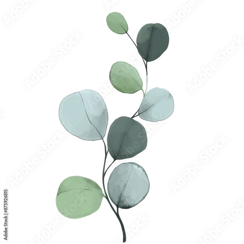 Leaves Watercolor.