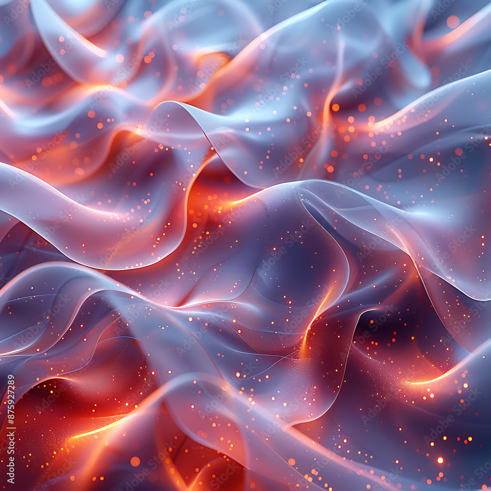 Fototapeta premium Abstract Technology Background - Stylized Digital Art