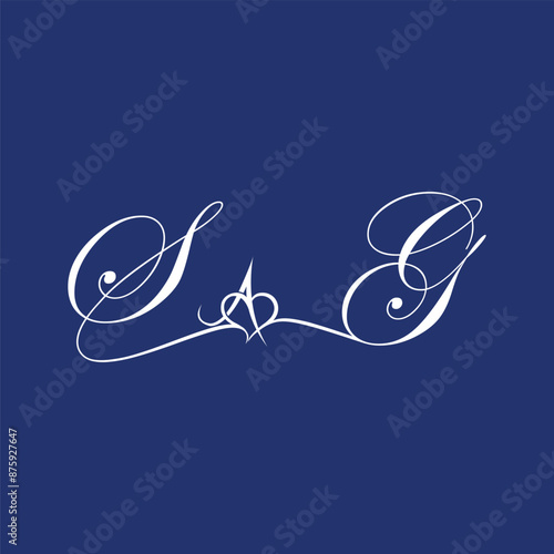 cursive Sg s and c logo