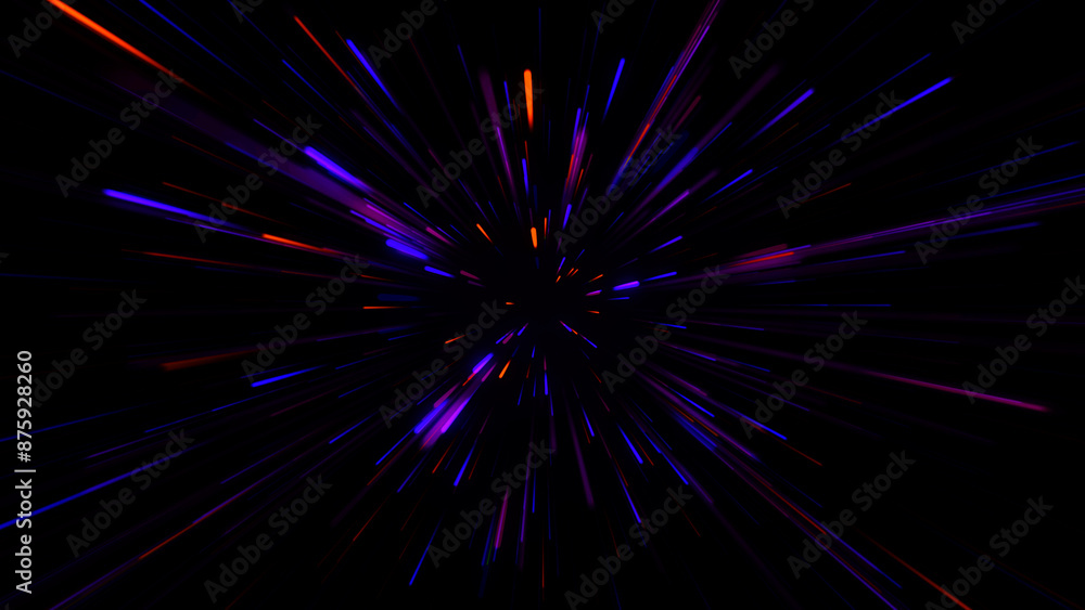 Abstract tunnel of a multicolor spectrum background. Abstract tunnel of a multicolor spectrum background.