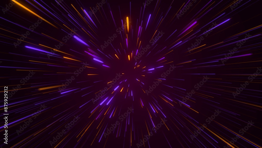 Abstract tunnel of a multicolor spectrum background. Abstract tunnel of a multicolor spectrum background.