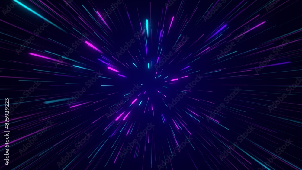Abstract tunnel of a multicolor spectrum background. Abstract tunnel of a multicolor spectrum background.