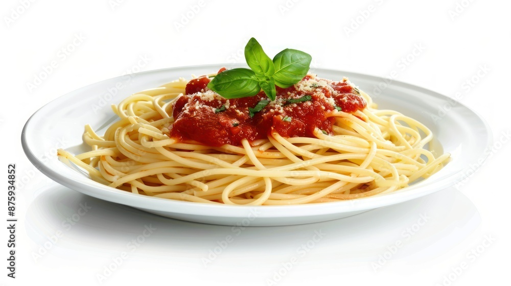 Classic Spaghetti with Tomato Sauce and Basil Classic Spaghetti with Tomato Sauce and Basil