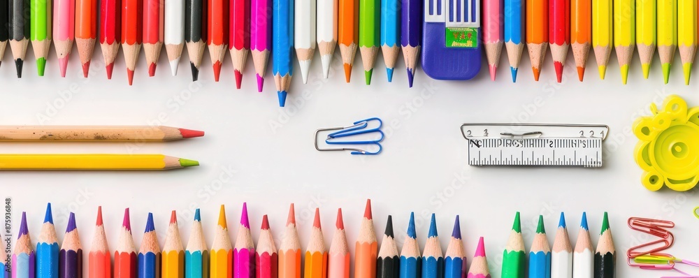 Obraz premium set of colored pencils