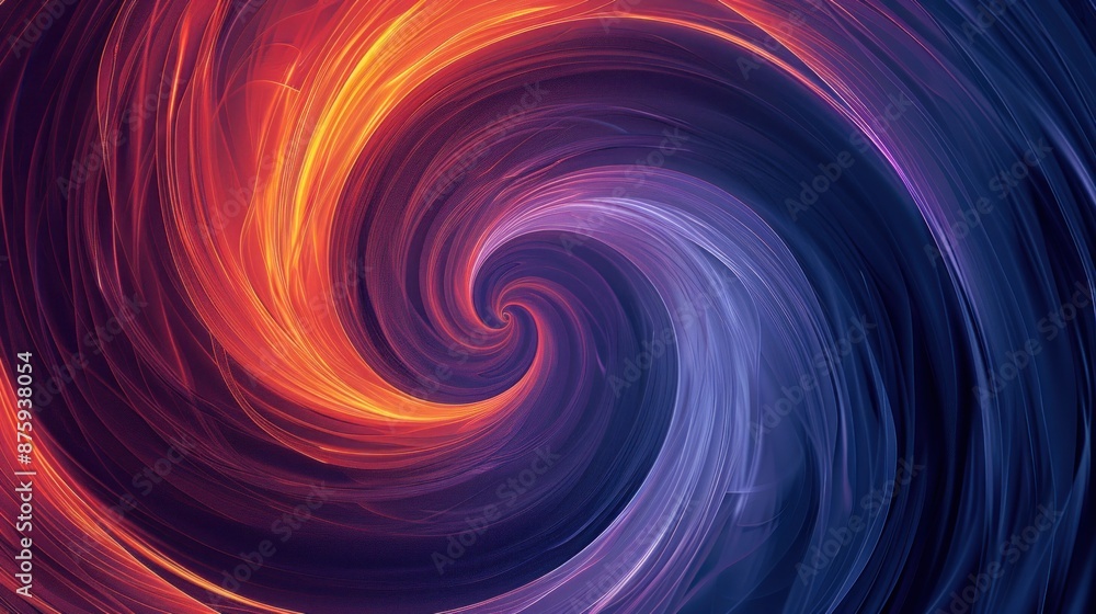 Abstract Swirling Design in Vibrant Hues Abstract Swirling Design in Vibrant Hues